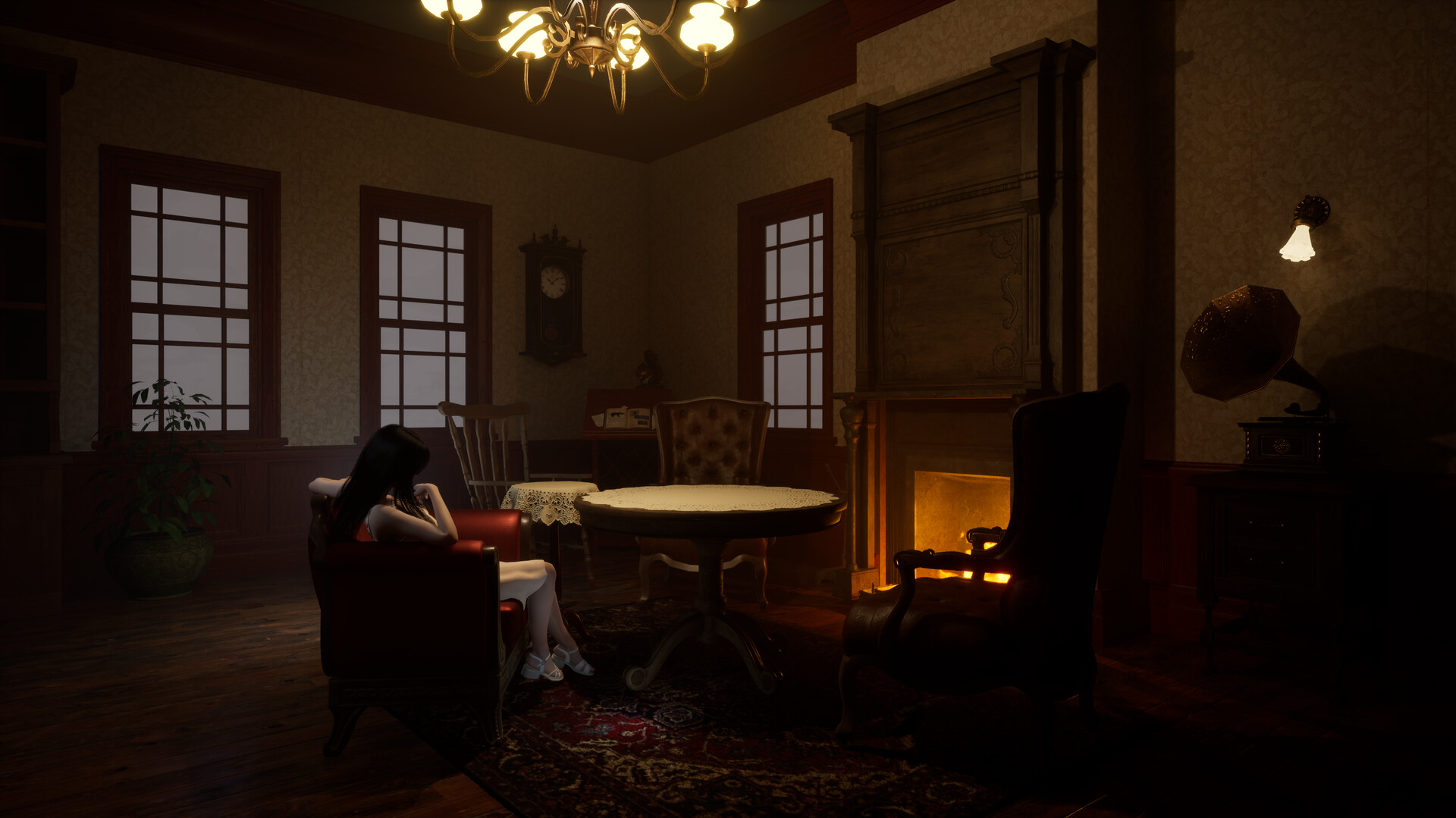 伊藤潤二狂熱 : 無盡的囹圄 遊戲畫面 伊藤潤二 恐怖遊戲 單機遊戲 STEAM